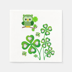 Guardanapo de papel do dia de St Patrick
