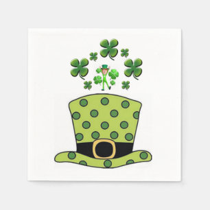 Guardanapo de papel do dia de St Patrick