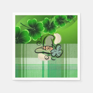 Guardanapo de papel do dia de St Patrick