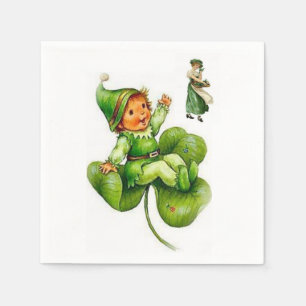 Guardanapo de papel do dia de St Patrick