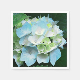 Guardanapo de papel do Hydrangea floral azul &