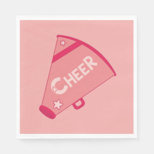 Guardanapo De Papel Do partido cor-de-rosa do cheerleader do KRW