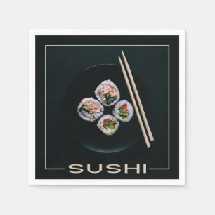 Guardanapo de papel do sushi