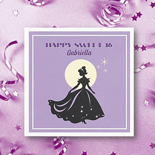 Guardanapo De Papel Doce 16! Feliz aniversário (Criador carregado)