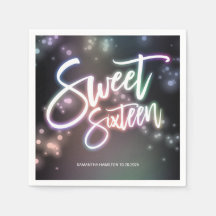 Doce 16 Noite Colorida Neon Glow Dark Party