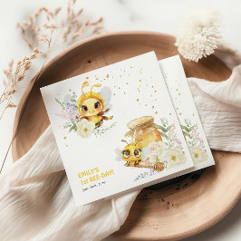 Guardanapo De Papel Doce a primeiro aniversario de Abelha ONE