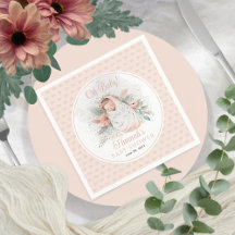 Doce Balançou Chá de fraldas De Bebê Floral