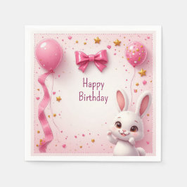 Guardanapo De Papel Doce Coelhinho Bebê Aniversário 🐰