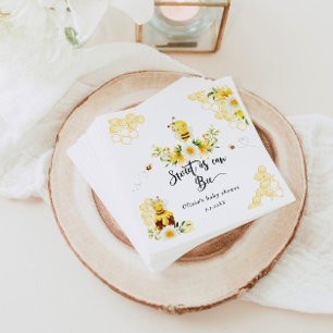 Guardanapo De Papel Doce como chá de fraldas de abelhas