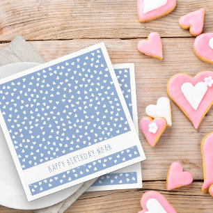 Guardanapo De Papel Doce Corações Personalizado Festa de aniversário A