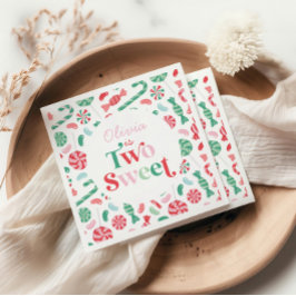 Guardanapo De Papel Doce de Natal Dois Doce 2º Aniversário
