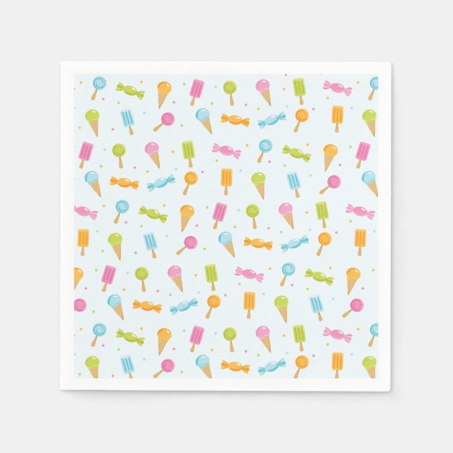 Guardanapo De Papel Doce doce Padrão de doce Napkins (Frente)
