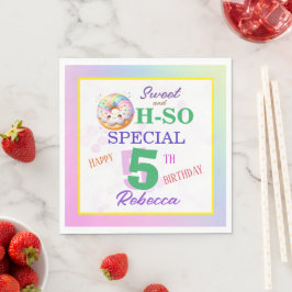 Guardanapo De Papel Doce e Pornoz de Aniversário Especial
