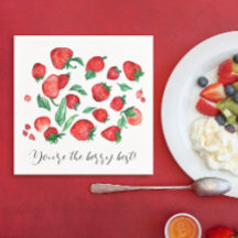 Doce Morango Vermelho Punição Frutas Padrão Aquare