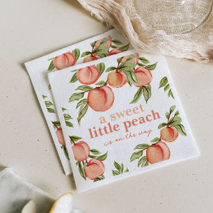 Guardanapo De Papel Doce Peach Chá de fraldas Napkins