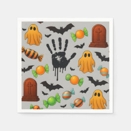 Guardanapo De Papel Doces e Sombras Spooky