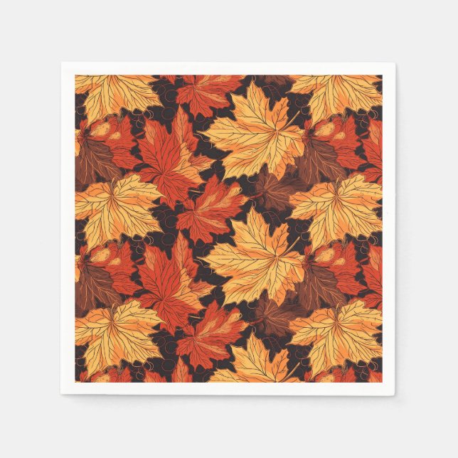 Guardanapo De Papel Documento de Ação de Graças Napkins (Frente)