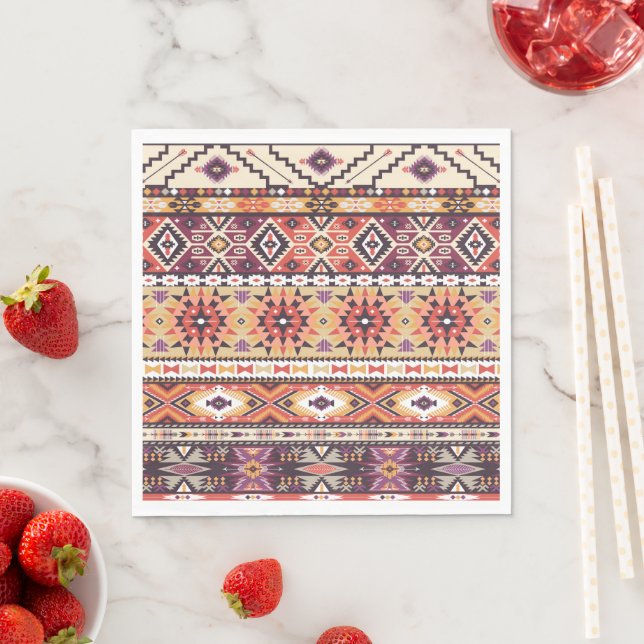 Guardanapo De Papel Documento de Arte Tribal Napkins (Insitu)