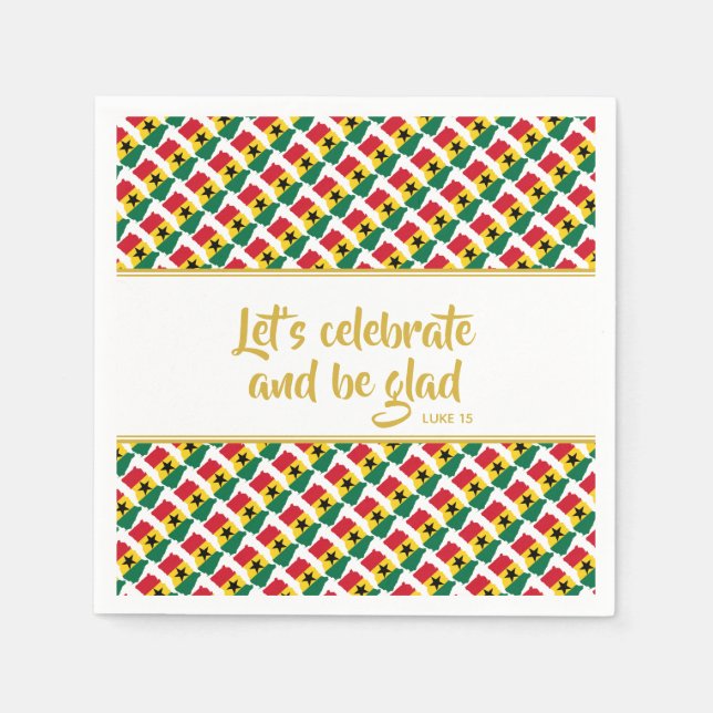 Guardanapo De Papel Documento do Partido da Celebração Personalizada C (Frente)