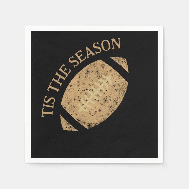 Guardanapo De Papel Documento do Partido de Futebol em apuros Napkin (Frente)