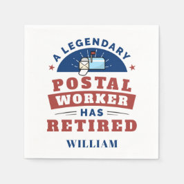 Guardanapo De Papel Documento Personalizado do Office Worker de Posto 