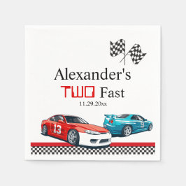 Guardanapo De Papel Dois Carro Vermelho Rápido