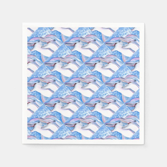 Guardanapo De Papel dois golfinhos (Frente)