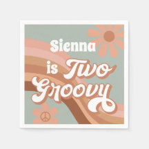 Dois segundo aniversário Cor-de-Rosa Retro Daisy S