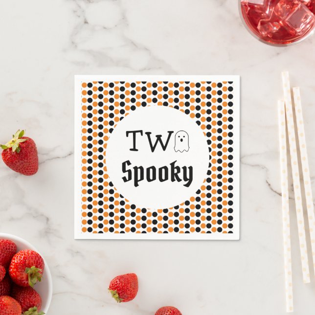 Guardanapo De Papel Dois segundo aniversário Spooky (Insitu)