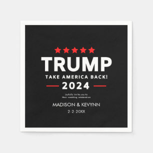 Guardanapo De Papel Donald Trump 2024 Retire a Eleição Americana