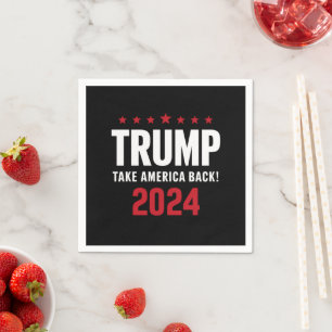 Guardanapo De Papel Donald Trump 2024 Retire a Eleição Americana