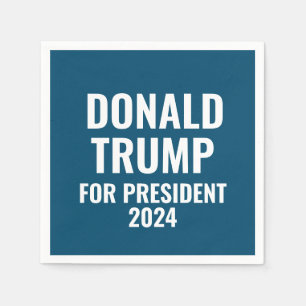 Guardanapo De Papel Donald Trump para o Presidente 2024