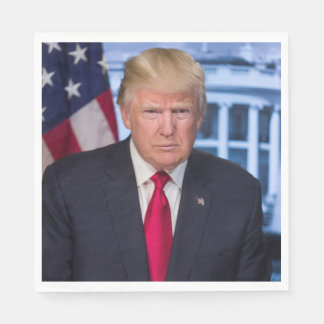 Guardanapo De Papel Donald Trump Retrato Presidencial Oficial