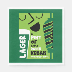 Guardanapo De Papel Doner Kebab
