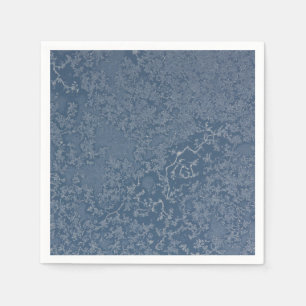 Guardanapo de papel dos cristais gelados escuros