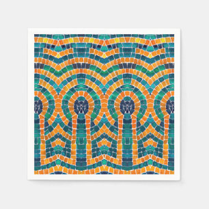 Guardanapo De Papel DOURADO ICONS MOSAIC - Papel coquetel standard Nap