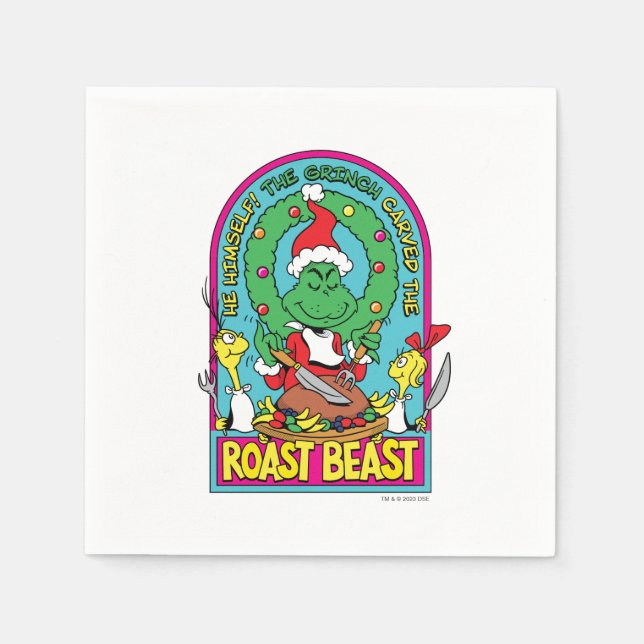 Guardanapo De Papel Dr. Seuss | Gráfico do Fera Assada (Frente)
