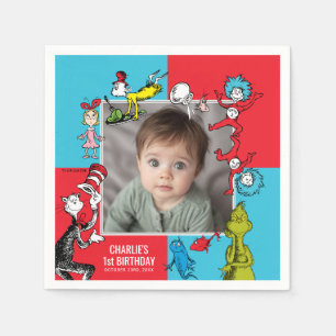 Guardanapo De Papel Dr. Seuss - Personagens   Aniversário Infantil