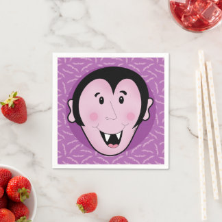 Guardanapo De Papel Dracula Vampire Bat Halloween Bats Roxo