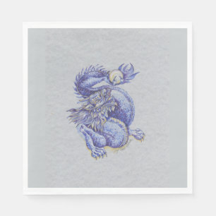 Guardanapo De Papel Dragão Azul