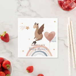 Guardanapo De Papel Dragão bonito, chá de fraldas de rapazes africanos