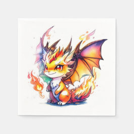 Guardanapo De Papel Dragon Birthday