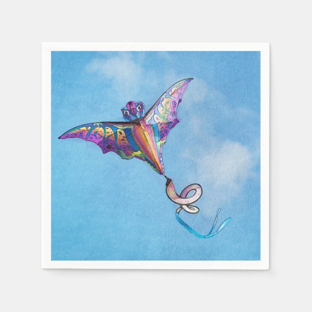 Guardanapo De Papel Dragon Kite  (Frente)