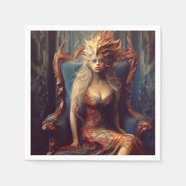 Guardanapo De Papel Dragon Lady