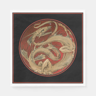 Guardanapo De Papel Dragon Lore - Art Nouveau