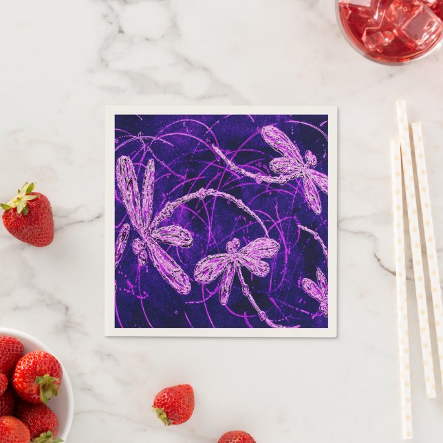 Guardanapo De Papel Dragonfly Disco (Insitu)
