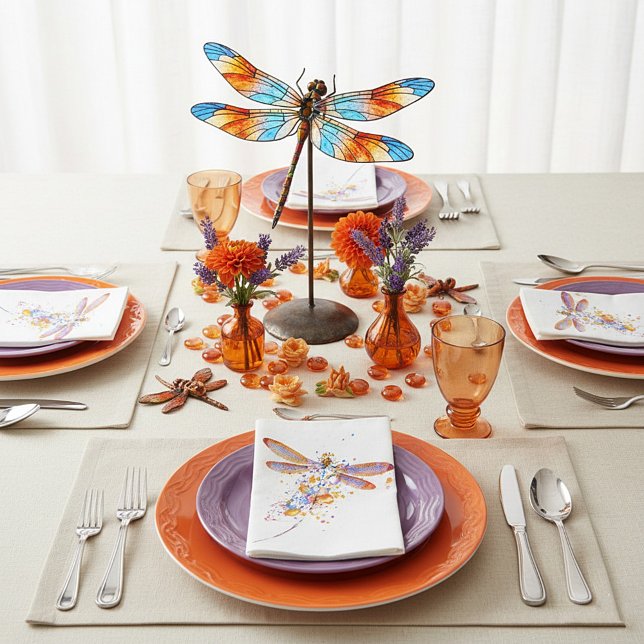 Guardanapo De Papel Dragonfly splatter (Criador carregado)