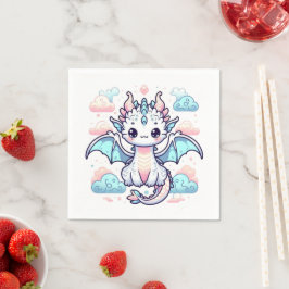 Guardanapo De Papel Dreamy Dragon Chá de fraldas