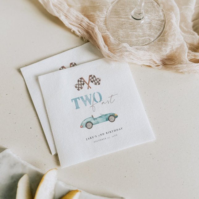 Guardanapo De Papel Duas Carro De Raça Retroativa FAST (Criador carregado)