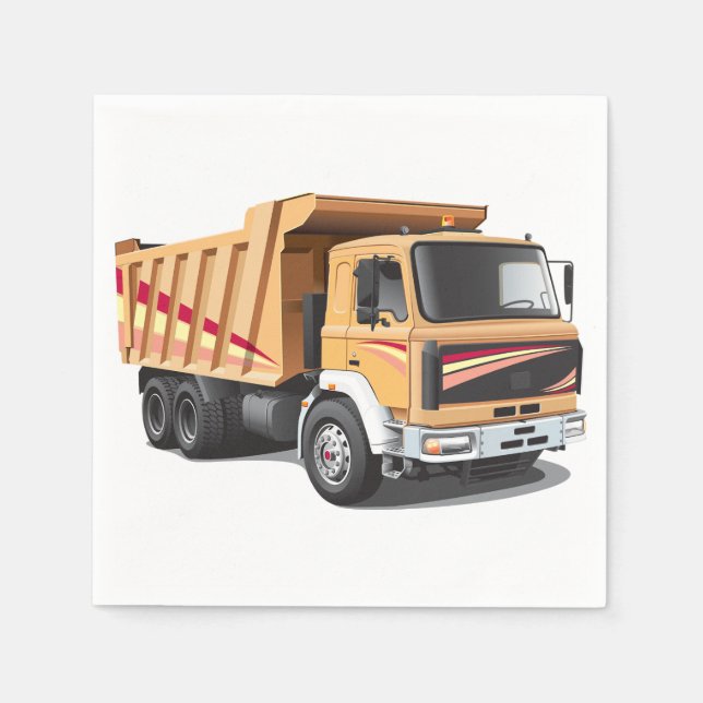 Guardanapo De Papel Dump Truck Paper Napkins (Frente)